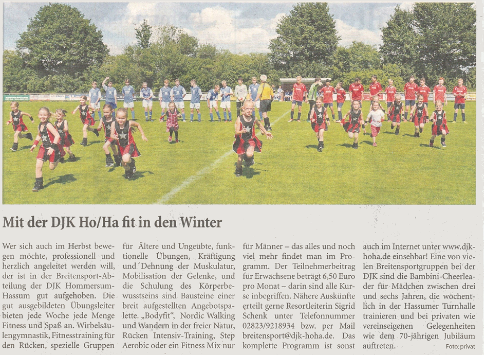 Fit in den Winter